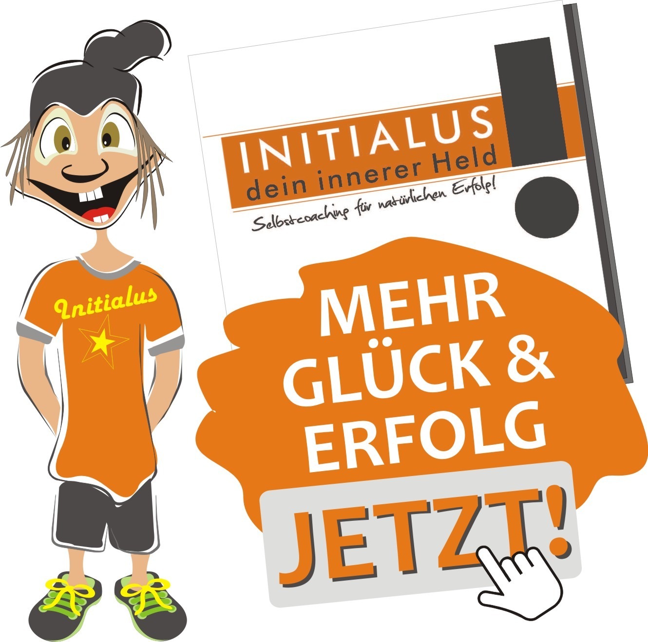 INITIALUS Maskottchen – Selbstcoaching-Buch für Glück und Erfolg | INITIAL-Akademie