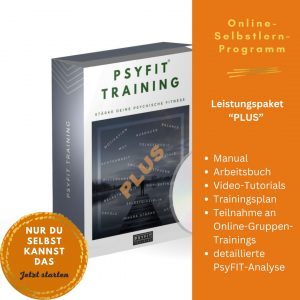 PsyFIT Training Leistungspaket PLUS – Online-Selbstlernprogramm zur psychischen Fitness mit Manual, Arbeitsbuch, Video-Tutorials, Trainingsplan und PsyFIT-Analyse | INITIAL-Akademie